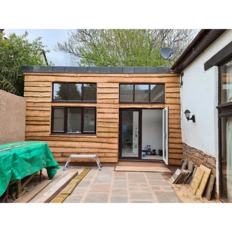 External cladding of the Airbnb