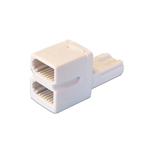 BT Telephone Line Socket Doubler Two Way Splitter