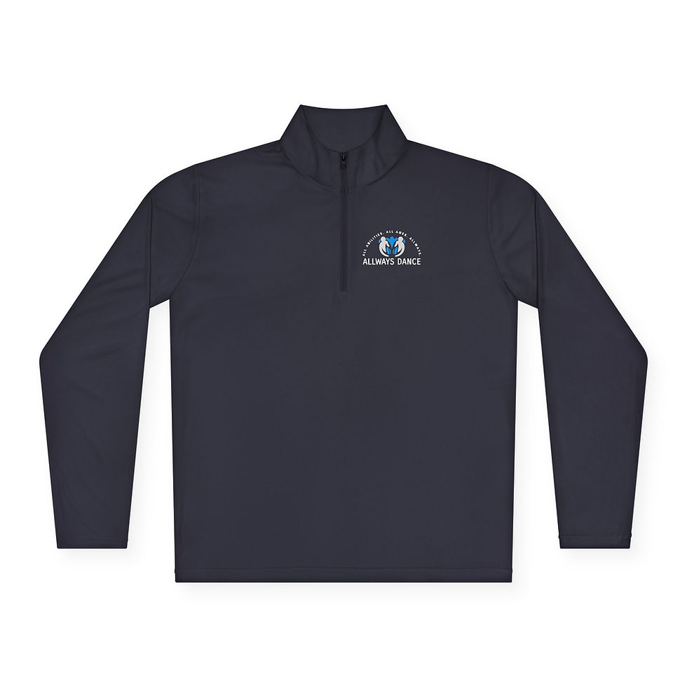 Thumbnail: Quarter-Zip Pullover — AllWays Dance Logo Performance Pullover