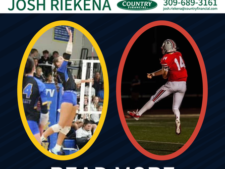 Tri-Valley’s Morris, Morton’s Fritz win CSM Fall Athletes of the Week Presented by Josh Riekena Country Financial