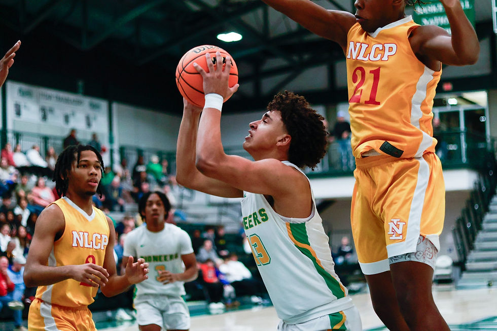 Cameron Johnson scored a team-high 23 points while teammate Owen Kirby added 21 points to guide Normal U-High past North Lawndale on Dec. 27, 2024. Knox Mynatt/Clutch Sports Media