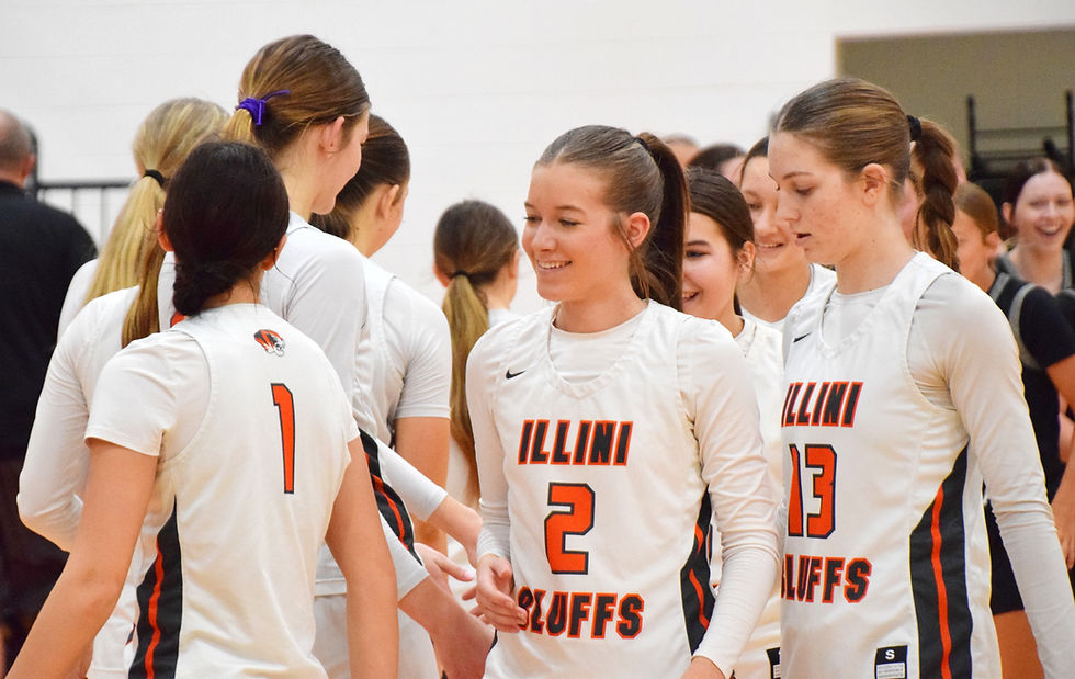 Illini Bluffs girls basketball