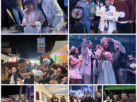 Inauguran Quintanar y Medina Feria de San Agustín Tlaxiaca