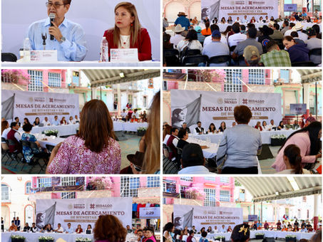 En Tlanalapa, Mesas de Acercamiento
fortalecen atención a mujeres
