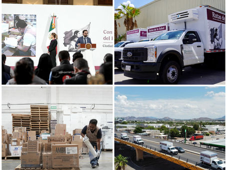 IMSS Bienestar arranca las “Rutas de la Salud”
para abastecer 8 mil 61 clínicas en el país