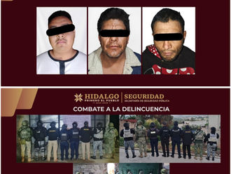Asegura SSPH a tres presuntos generadores de violencia en Villa de Tezontepec