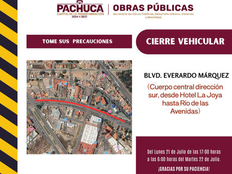 La Secretaría de Obras Públicas