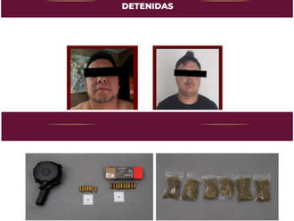 En Tula de Allende mediante cateo se detuvo a dos personas