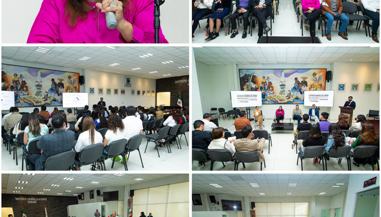 IEEH realiza actividad lúdica con juventudes para dar a conocer la función electoral