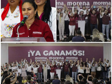 La victoria de Morena se dio de la mano de mujeres