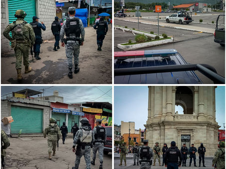 Refuerzan la seguridad en Pachuca con operativo conjunto en Gran Patio