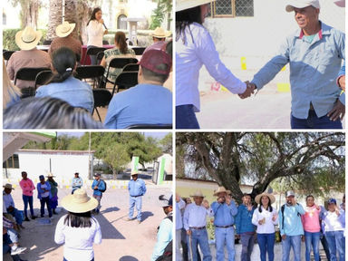 COMPROMETE ALMA ELÍAS APOYOS A AGRICULTORES DE TECOZAUTLA