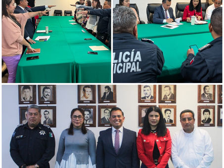 TOMA PROTESTA CONSEJO MUNICIPAL DE COORDINACIÓN DE SEGURIDAD PÚBLICA DE CUAUTEPEC
