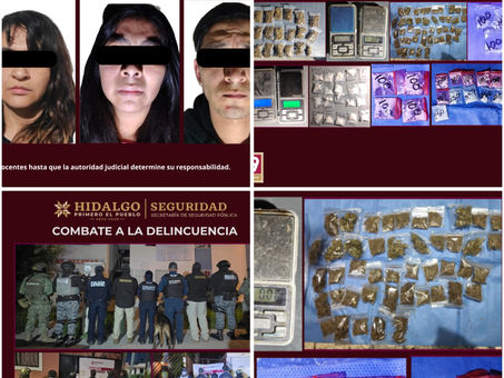 SSPH ejecuta cateos simultáneos en Pachuca y Mineral de la Reforma; cuatro personas aseguradas