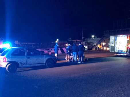 Atropellan a una persona sobre la Carretera Pachuca-Tulancingo