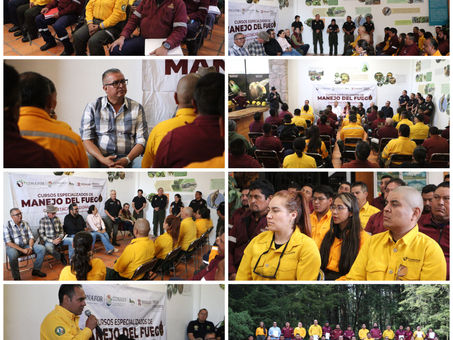 Por primera vez, Hidalgo fue sede de curso especializado en el combate de incendios forestales