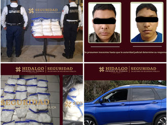 Fuerte golpe al narcomenudeo en Tula: 27 kilos de presunto cristal asegurados por la SSPH