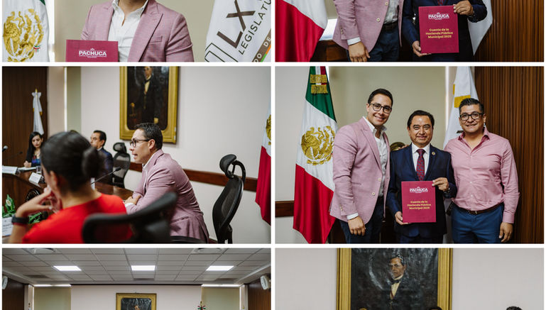 Jorge Reyes entrega la Cuenta Pública 2025 de Pachuca ante el Congreso de Hidalgo