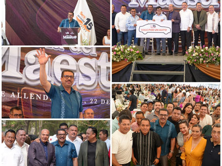 La Sección 15 del SNTE celebra el "Día del Maestro" en Tula , Hidalgo