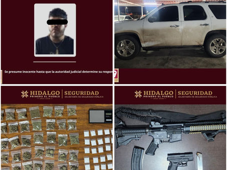 Policía Estatal asegura a generador de violencia del Altiplano