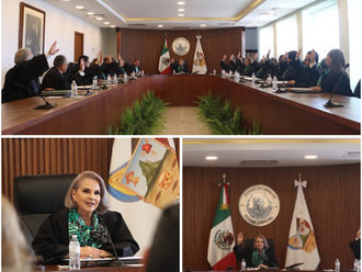 Poder Judicial, el Pleno del Tribunal Superior de Justicia del Estado de Hidalgo