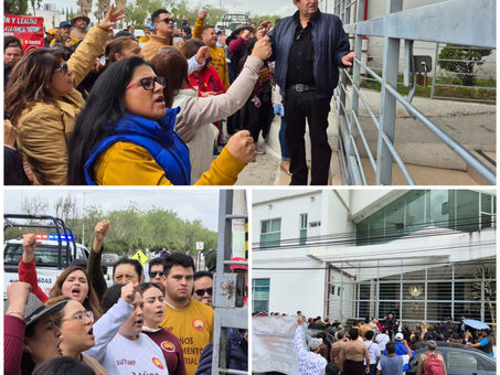 Decenas de jubilados en apoyo de su líder Sindical Percy Espinosa