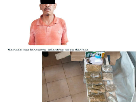 A disposición de FGR, hombre que presuntamente pretendía ingresar probable droga a Cereso de Jaltocá