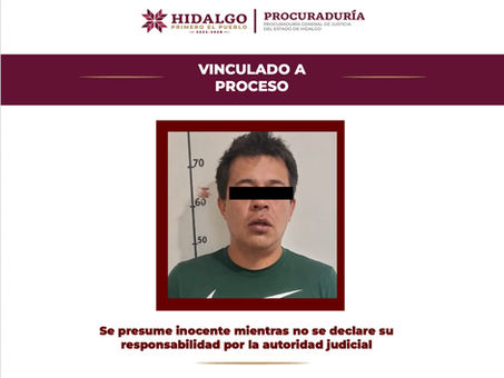 Vinculado a proceso probable responsable de feminicidio ocurrido en Actopan