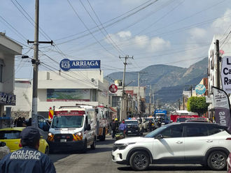 Flamazo en la Funeraria Arriaga en la Calle Arista