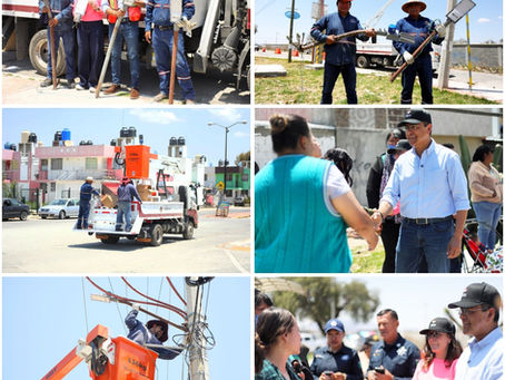 LLEGA ALUMBRADO PÚBLICO A PRADERA DE VIRREYES