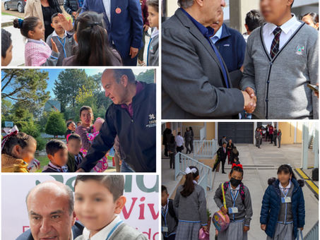 Regresan a clases más de 569 mil estudiantes de educación básica