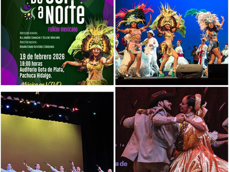 Folklórica Magisterial de Hidalgo presentará la gala “De Sur a Norte” en el Auditorio Gota de Plata