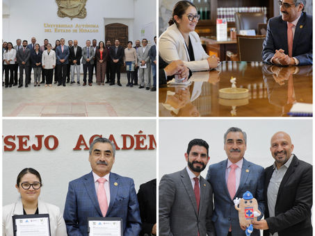 UAEH refrenda compromiso social al firmar convenio con SSH e INHIDE