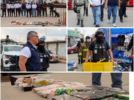 Pachuca refuerza acciones contra pirotecnia ilegal