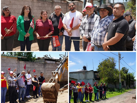 TRABAJA GOBIERNO DE CUAUTEPEC EN OBRAS DE DRENAJE, PAVIMENTACIÓN Y URBANIZACIÓN
