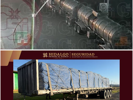 Recupera SSPH carga robada en carreteras federales: diesel y toneladas de material de construcción