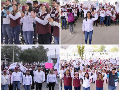 ACOMPAÑA ALMA ELÍAS CIERRES DE CAMPAÑA EN NOPALA Y CHAPANTONGO