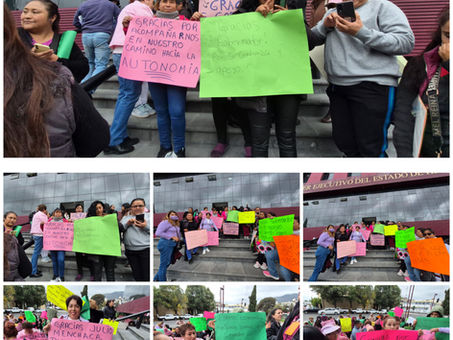 Mujeres emprendedoras le agradecen al Gobernador Julio Menchaca el apoyo que les a brindado