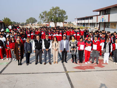 AUTORIDADES DE MINERAL DE LA REFORMA SIGNAN CONVENIO PARA BENEFICIO DE LA COMUNIDAD ESTUDIANTIL