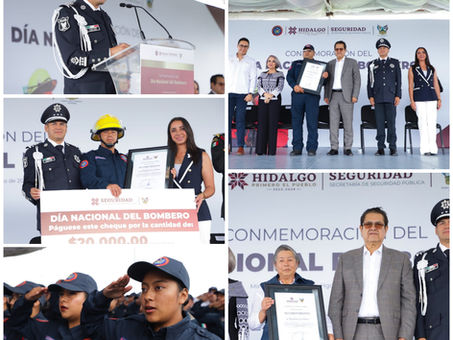 SSPH reconoce destacada labor del Heroico Cuerpo de Bomberos con entrega histórica de estímulos