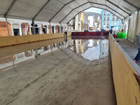 Inicia el Retiro de la Pista de Hielo en la Capital Hidalguense