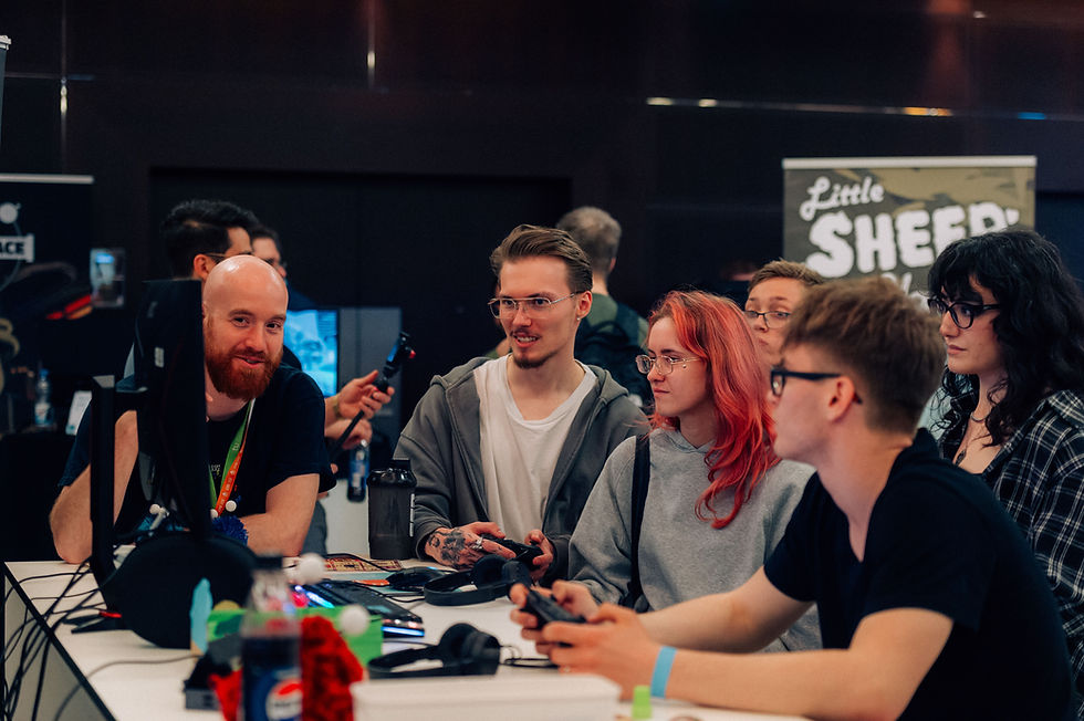 Hands-on moments at Indie Game Fest - visitors discovering games, sharing feedback, and connecting directly with indie developers. Photo: Iva Batistic