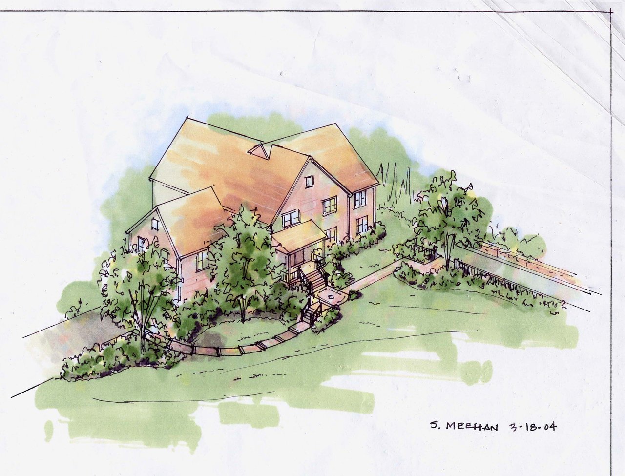 Landscape Architectural Design Plans Long Island Stephen E. Meehan