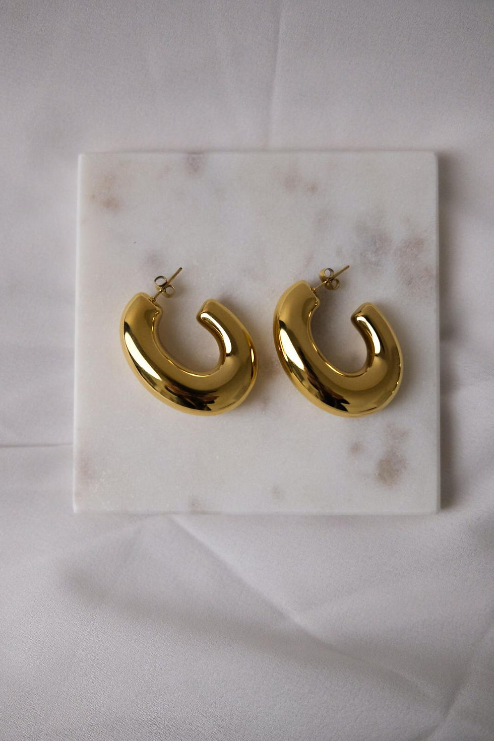 Miniatura: Argolas Lustre Dourada | Armozza