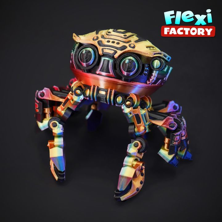 Thumbnail: Cyber Crab - Flexi Factory  (Made To Order:)