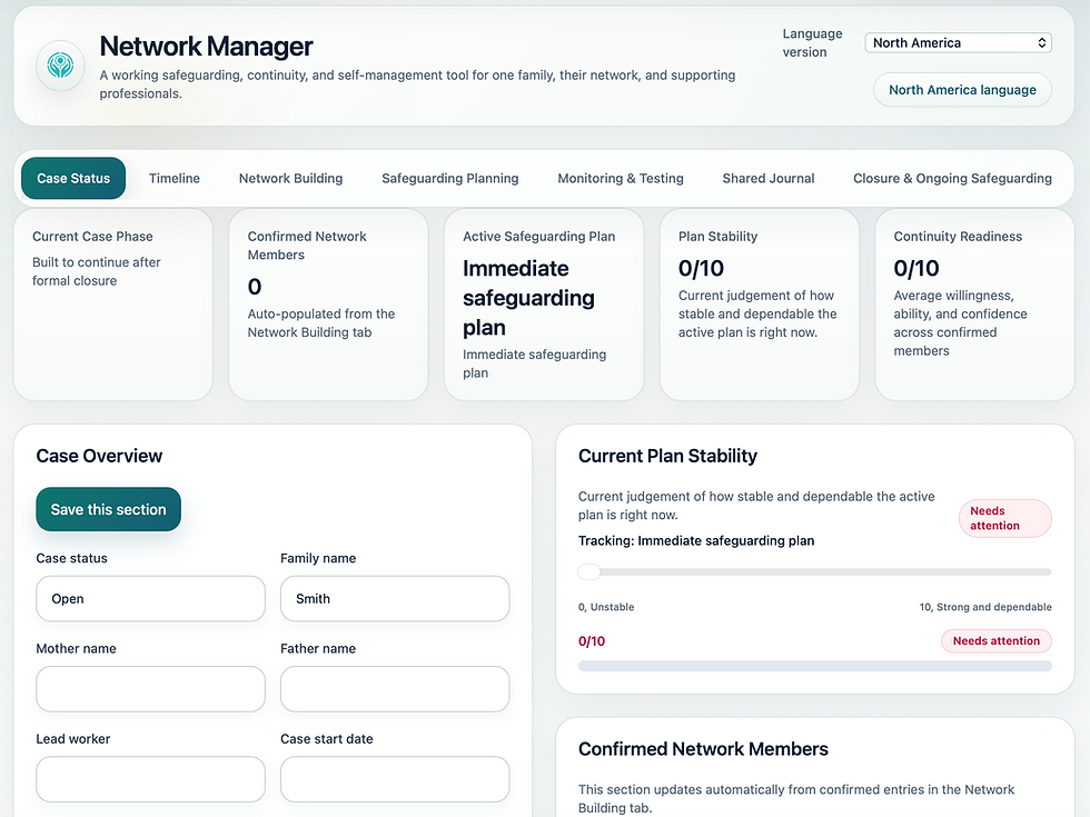 Network Manager Web-Based Application