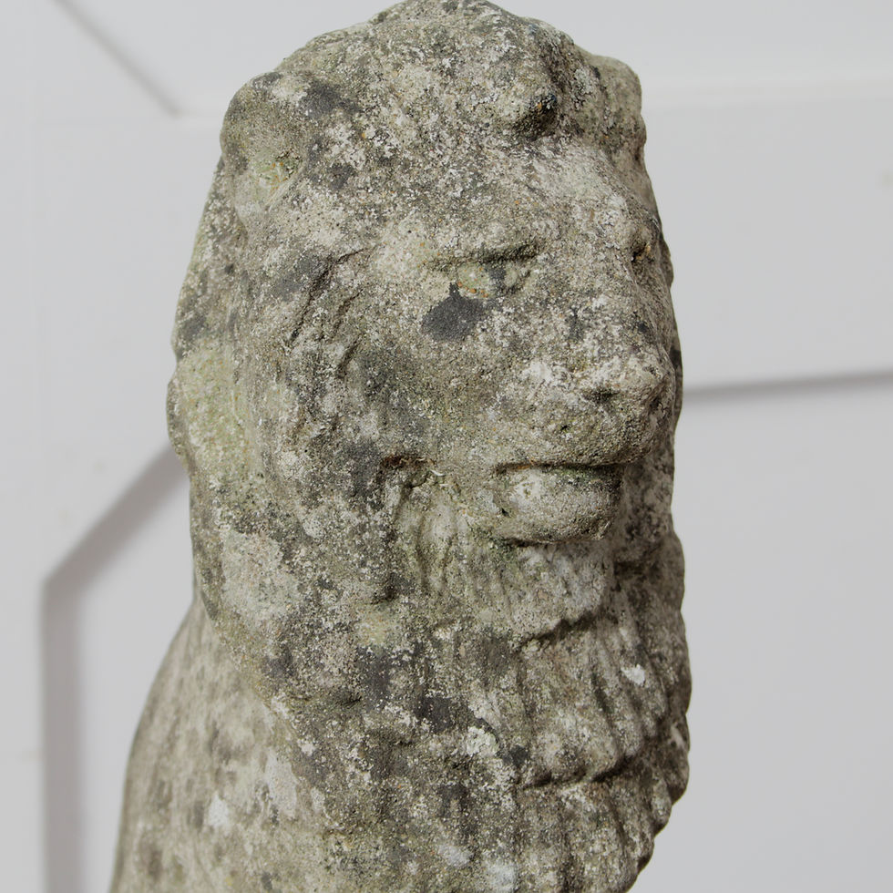 Thumbnail: Pair Of Vintage Concrete Lions