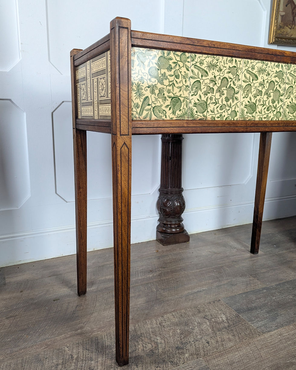 Thumbnail: Late Victorian / Early 20th-Century Tiled Plant Stand