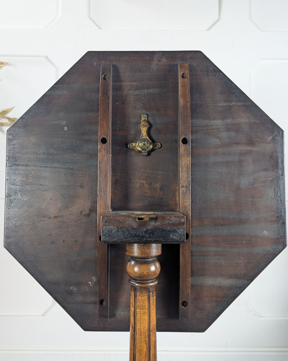 Thumbnail: William Iv Walnut Snap-Top Tea Table