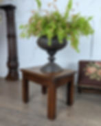Scratch-Built Solid Oak Stool - Dated 1937